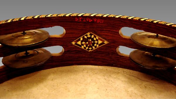 Riqq, Wood, hide, metal, Egyptian