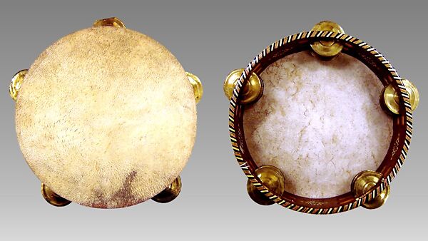 Riqq, Wood, hide, metal, Egyptian