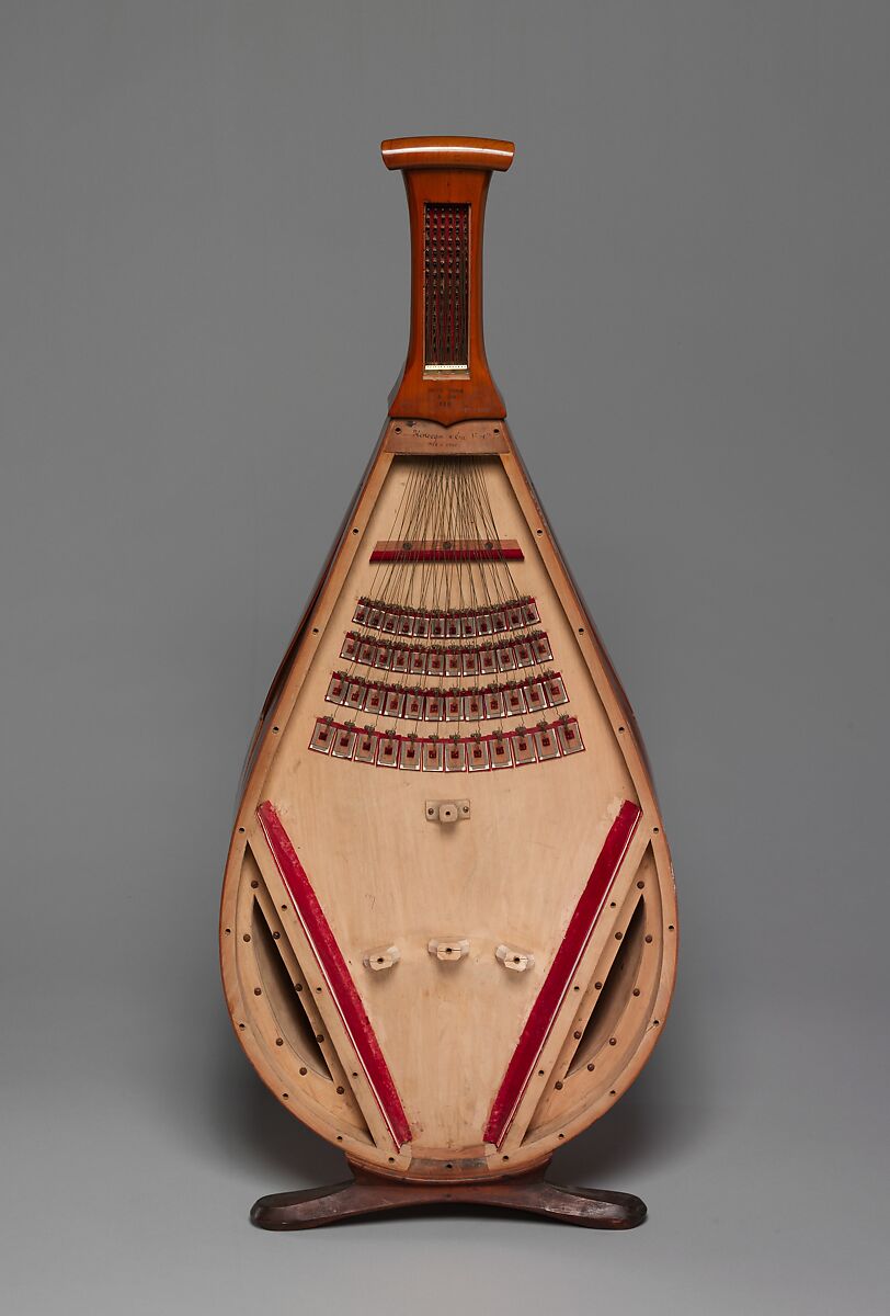 Cécilium, Arthur Quentin de Gromard (French, Eu, Seine–Maritime, France 1821–1896, Eu, Seine-Maritime), Maple, brass., French