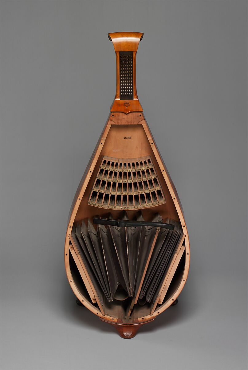 Cécilium, Arthur Quentin de Gromard (French, Eu, Seine–Maritime, France 1821–1896, Eu, Seine-Maritime), Maple, brass., French