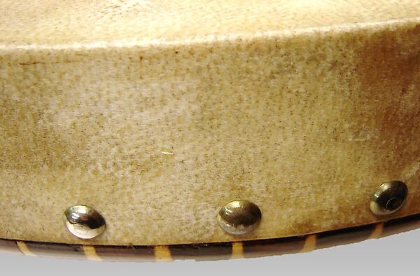 Frame Drum, Wood, hide, Chinese (Uighyur)