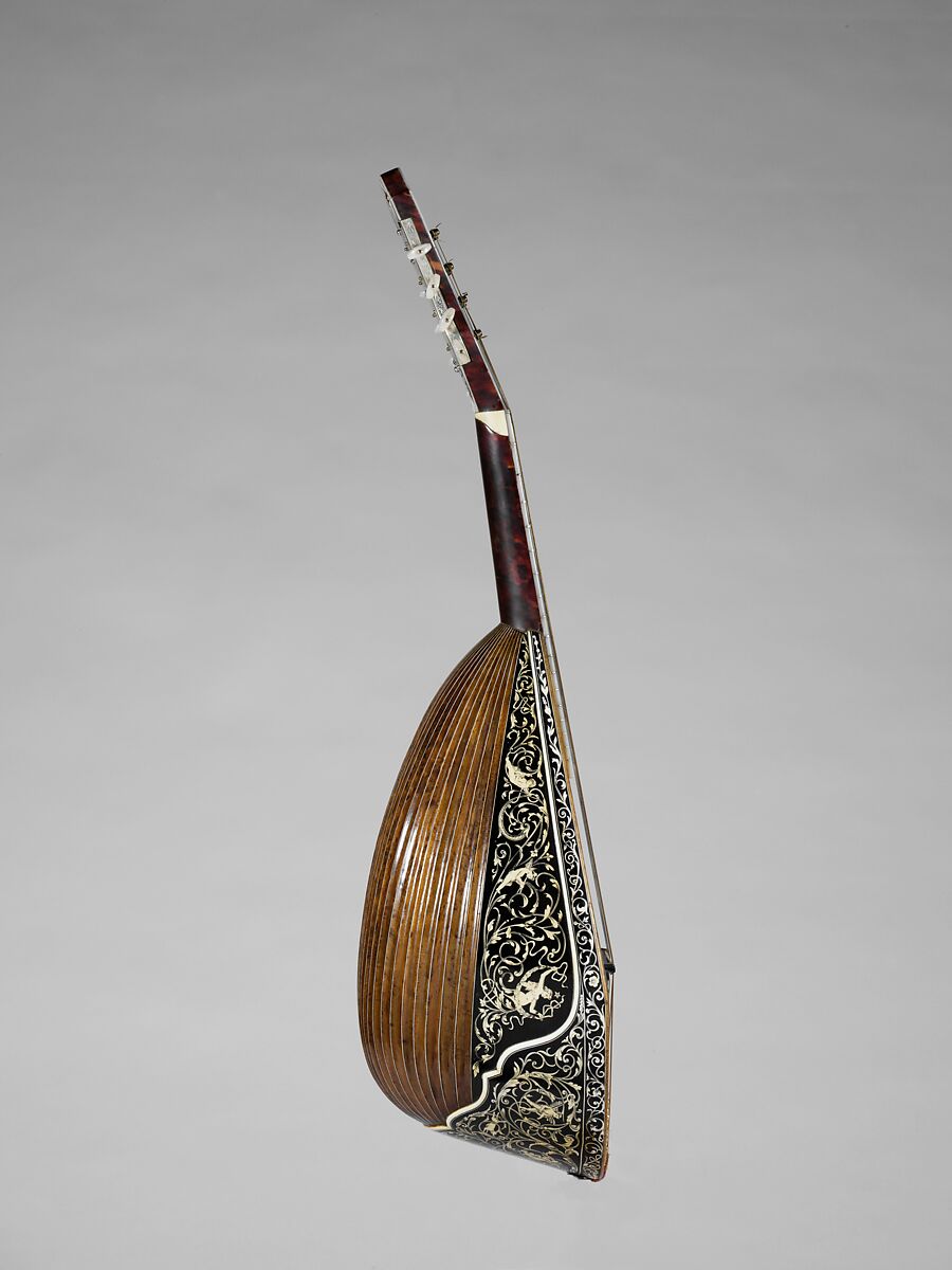 Mandolin, Angelo Mannello (American, Morcone, Italy 1858–1922 New York), Spruce, maple, tortoiseshell, ivory, mother-of-pearl, metal, American