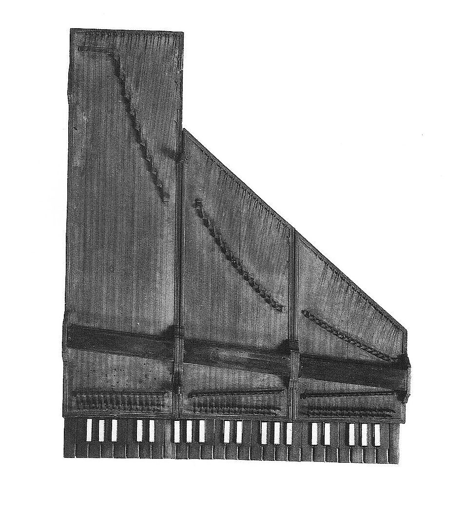 Folding Harpsichord, Christian Nonnemacker (German, active Genoa ca. 1757), Wood, various materials, Italian