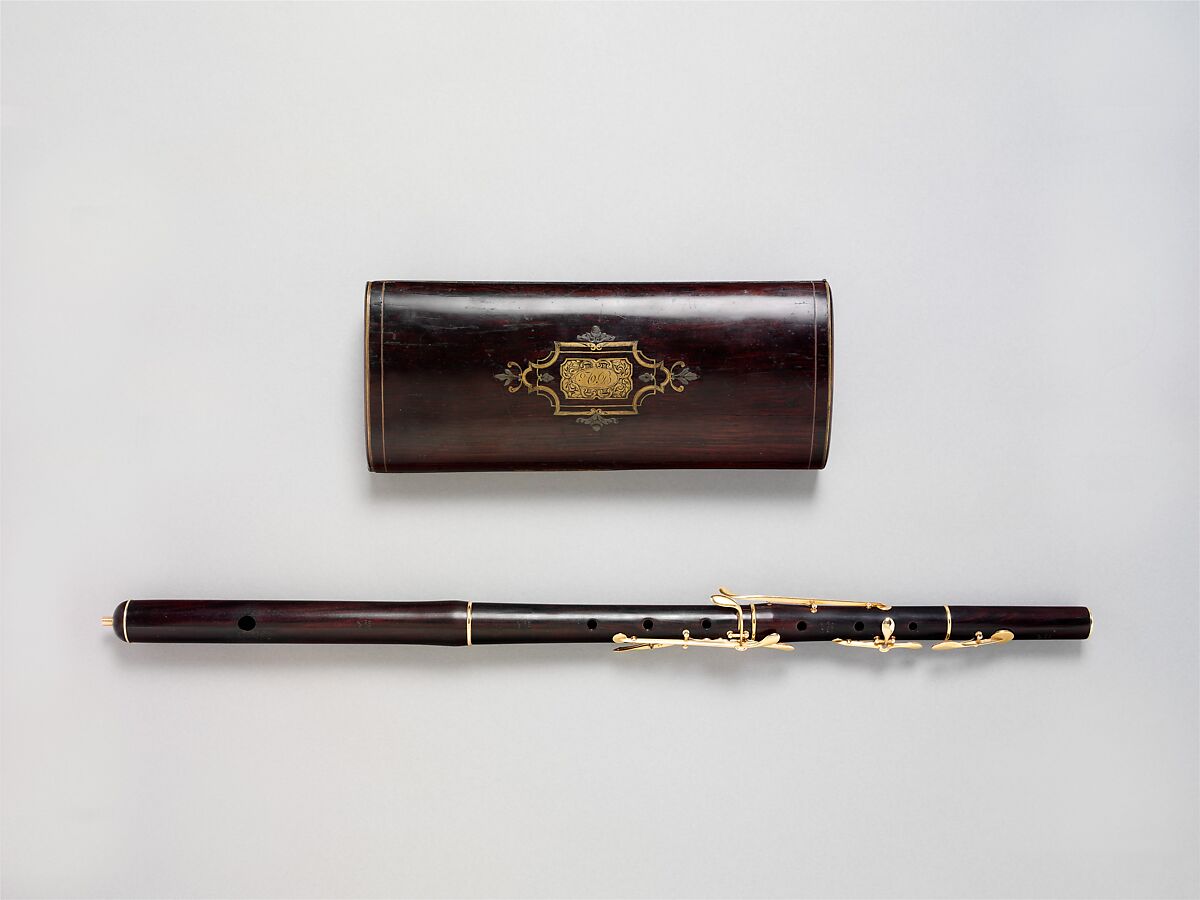 Flute, Jean-Louis Tulou (French), Cocus wood, gold, French 