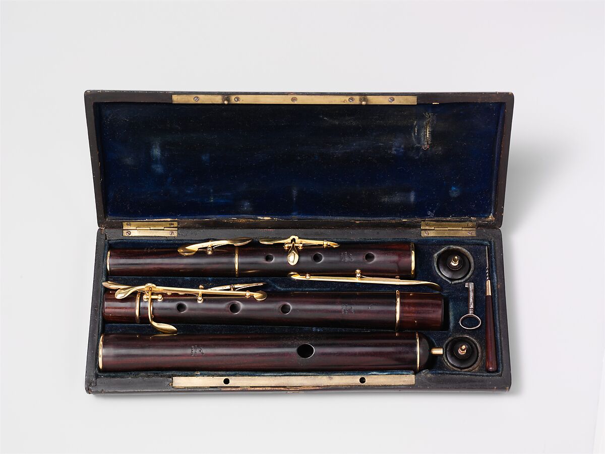 Flute, Jean-Louis Tulou (French), Cocus wood, gold, French