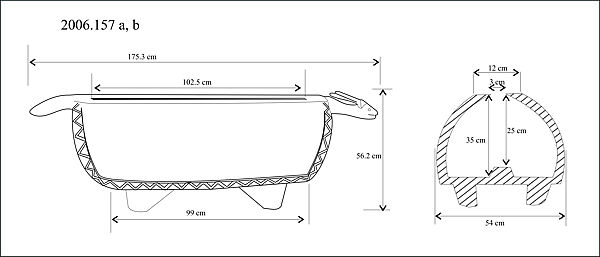 Slit Drum, Wood, paint, Lobala