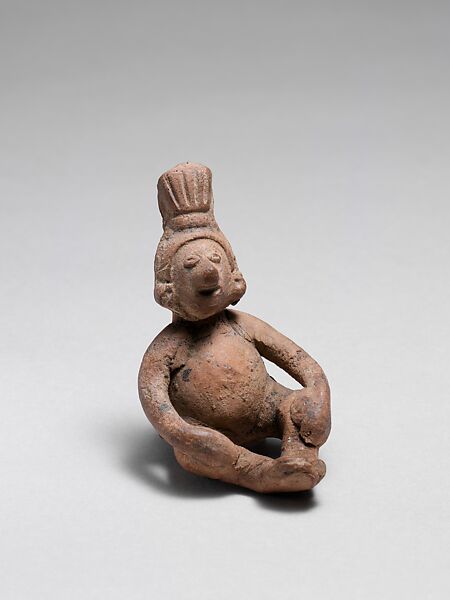 Pottery Rattle, Clay, Mexican 