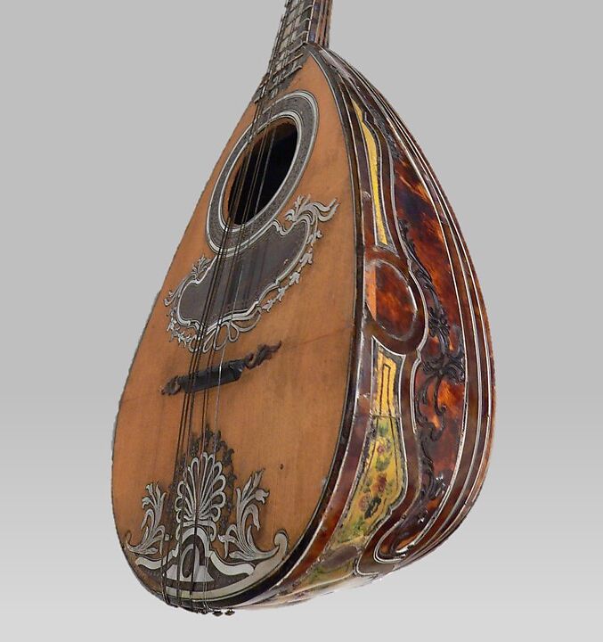 Mandolin, Antonius Vinaccia (Italian, Naples active 1754–1781 Naples), Spruce, tortoiseshell, mother-of-pearl, gold alloy, ivory, various other materials, Italian