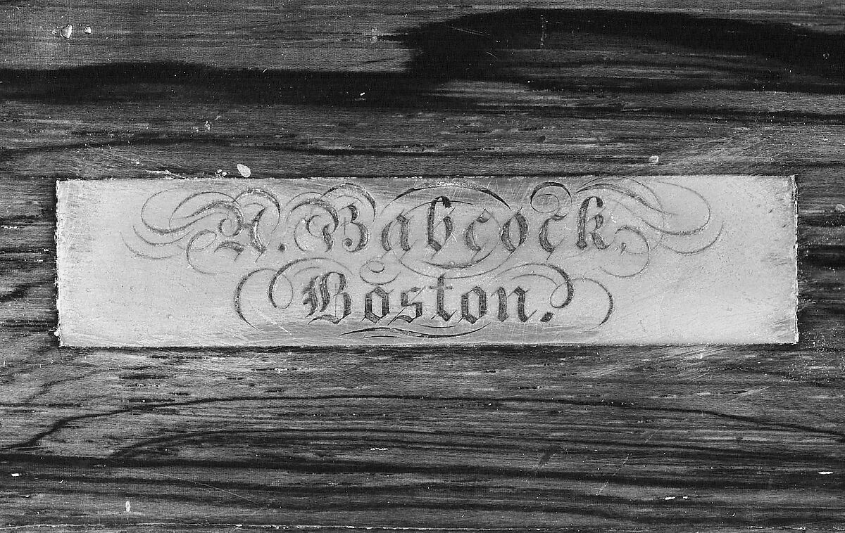 Square Piano, Alpheus Babcock (Maine 1785–1842 Boston), Wood, various materials, American