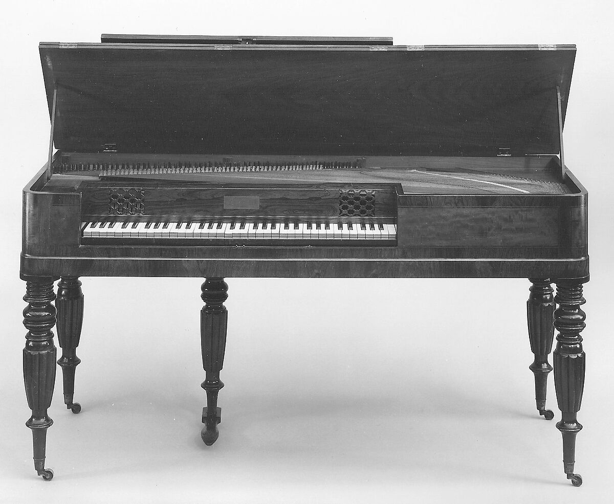 Square Piano, Alpheus Babcock (Maine 1785–1842 Boston), Wood, various materials., American 