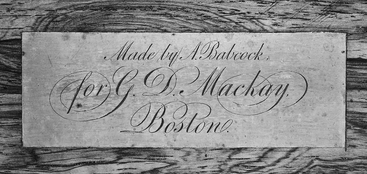 Square Piano, Alpheus Babcock (Maine 1785–1842 Boston), Wood, various materials., American