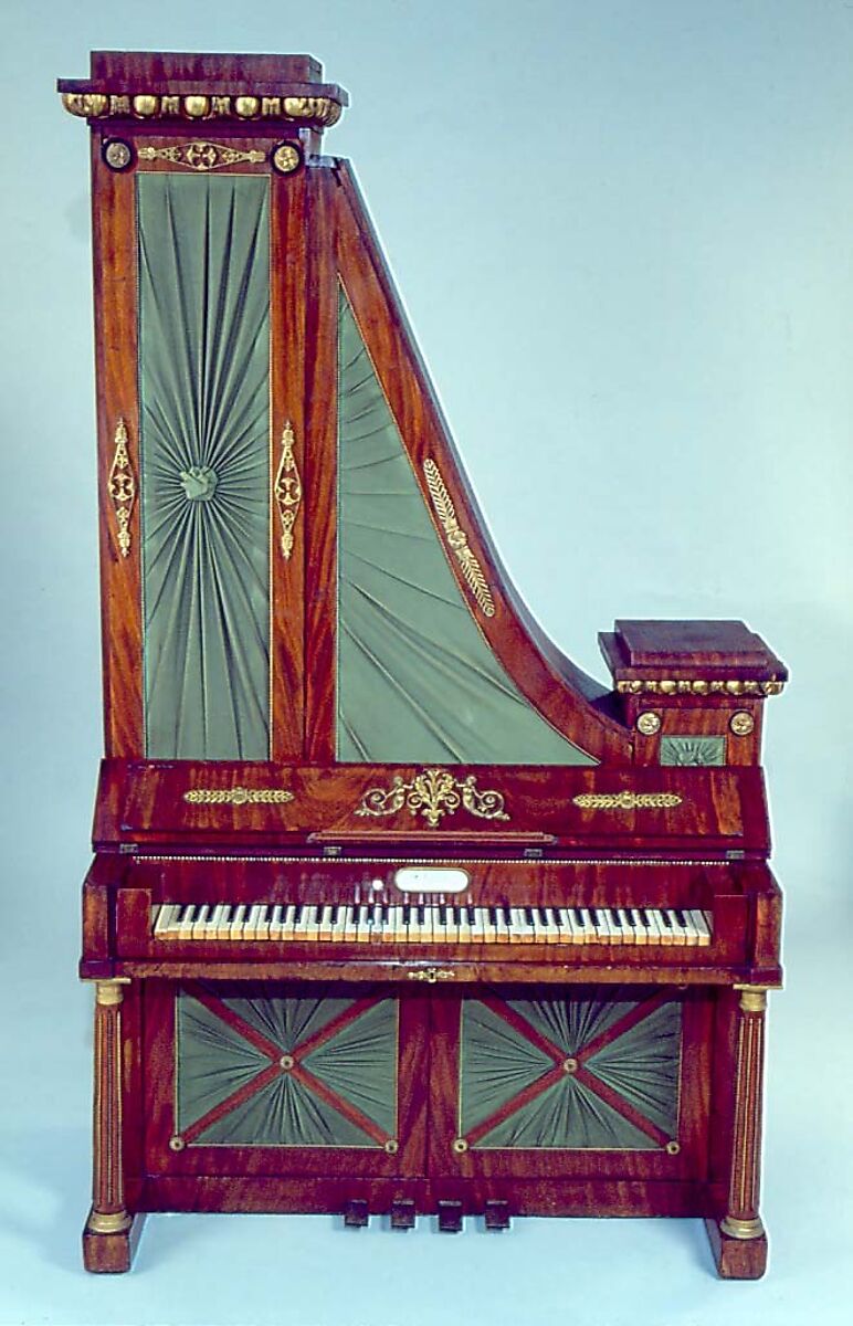 Upright Piano, Friedrich Bernhard Voigt (German, Altefähr, Rügen 1779-1861 Berlin), Wood, various materials, German 