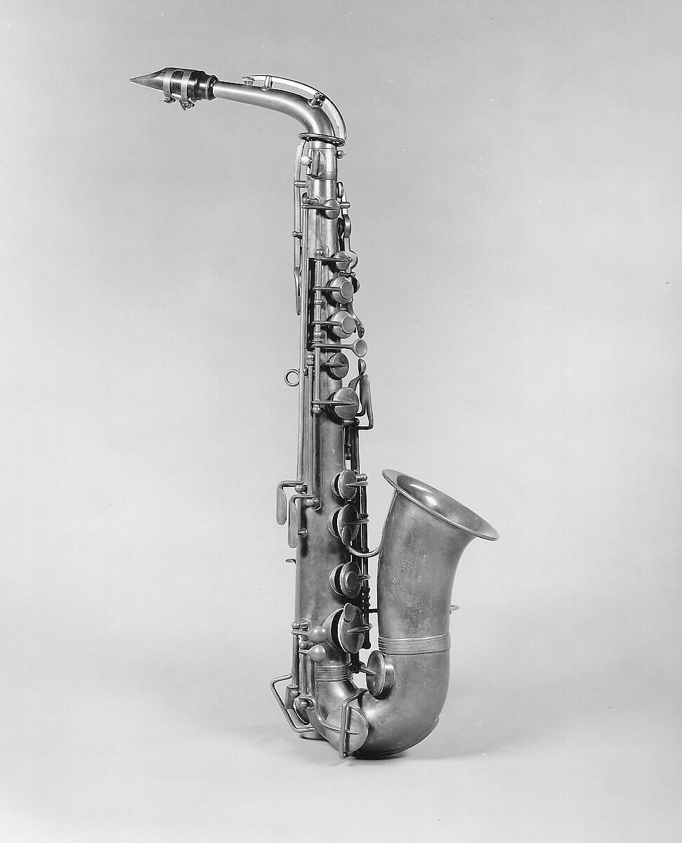 Alto Saxophone, Arsene-Zoe Lecomte &amp; Cie, Brass, ebony or cocus wood mouthpiece, French