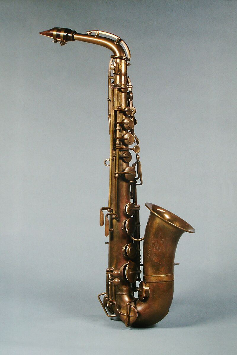 Alto Saxophone, Arsene-Zoe Lecomte &amp; Cie, Brass, ebony or cocus wood mouthpiece, French 