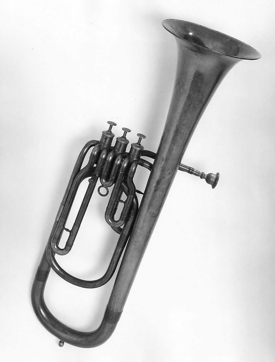 Baritone Saxhorn in B-flat, Brass, French or German 