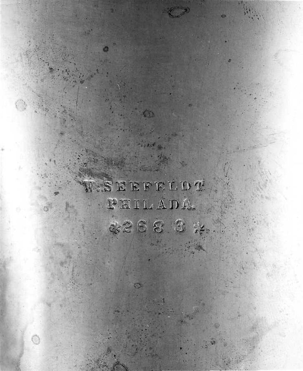 Bass Saxhorn in B-flat, W. I. Seefeldt (?), Brass, nickel-silver, American