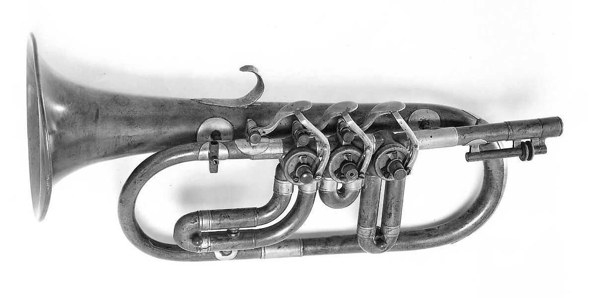 Sopranino Saxhorn in E-flat, Henry G. Lehnert (German, Freiberg 1838–1916 Philadelphia), Brass, nickel-silver, American 