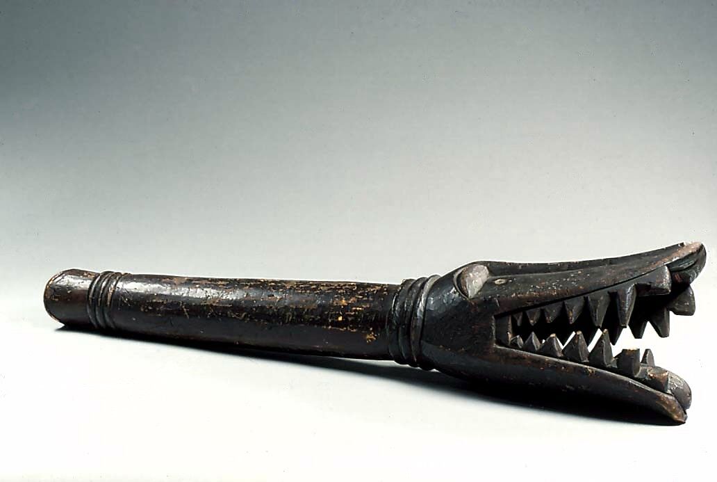 Megaphone, wood, Congolese