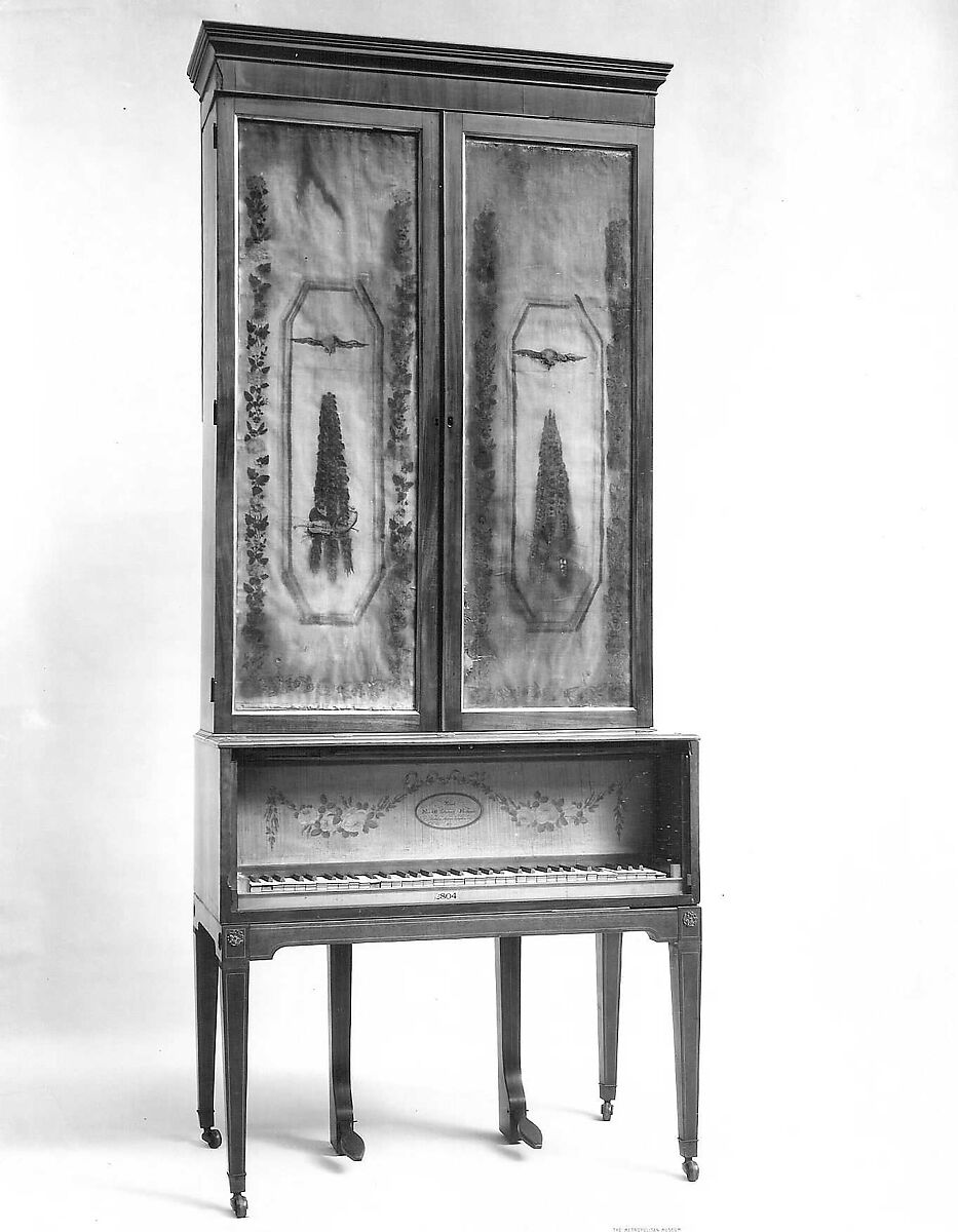 Upright (Cabinet) Piano, M. &amp; W. Stodart, Wood, various, British 