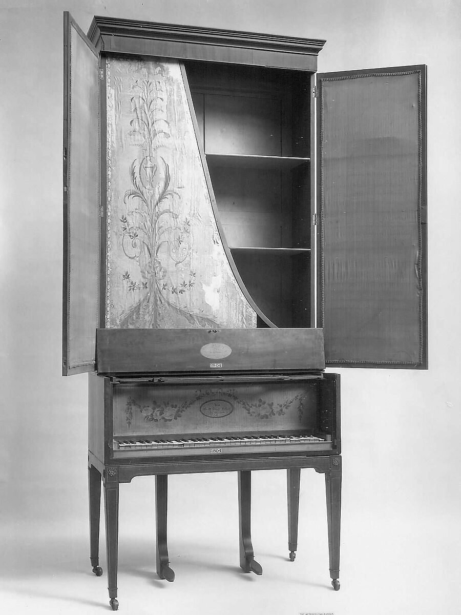 Upright (Cabinet) Piano, M. &amp; W. Stodart, Wood, various, British