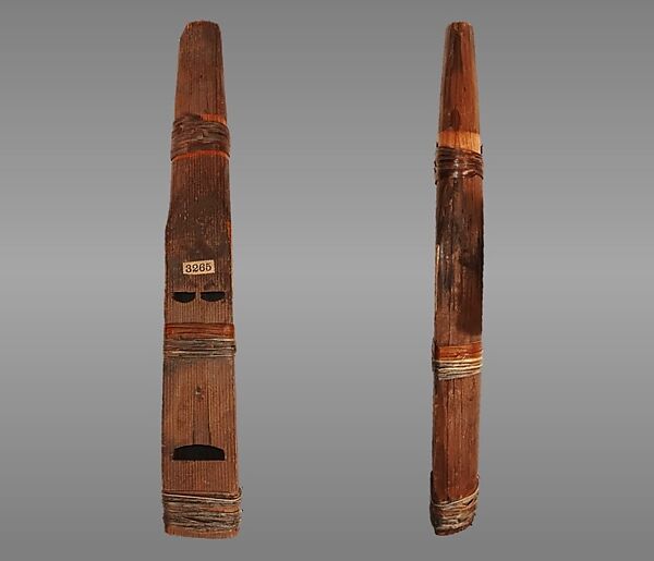 Whistle, cedar, spruce, Native American (Northwest Coast)