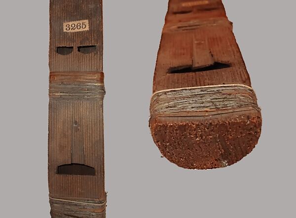 Whistle, cedar, spruce, Native American (Northwest Coast)