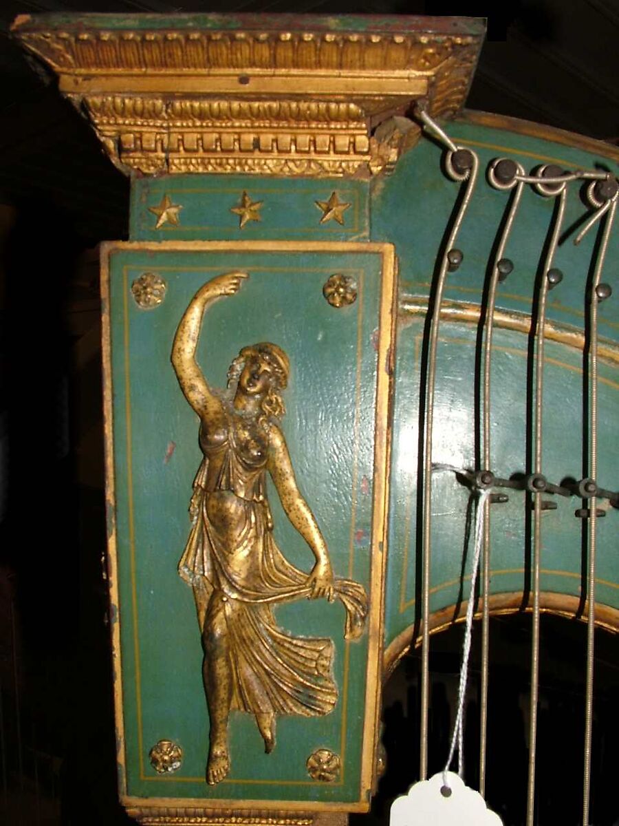 Pedal Harp, Henri Naderman (French, Paris ca. 1780–after 1835 Paris), Wood, various materials, French