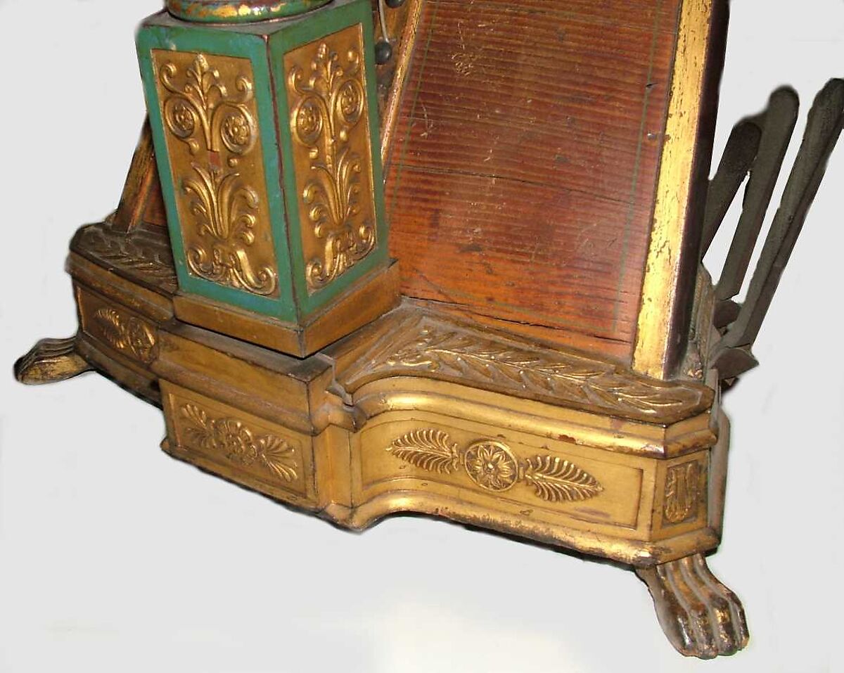 Pedal Harp, Henri Naderman (French, Paris ca. 1780–after 1835 Paris), Wood, various materials, French