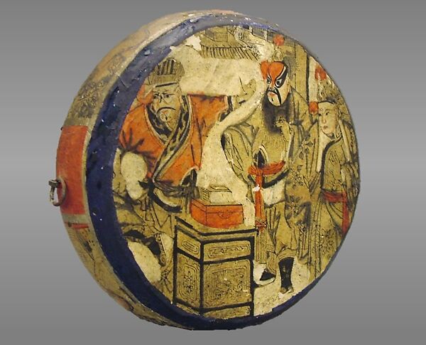 Huagu, wood, hide, paper, metal, Chinese