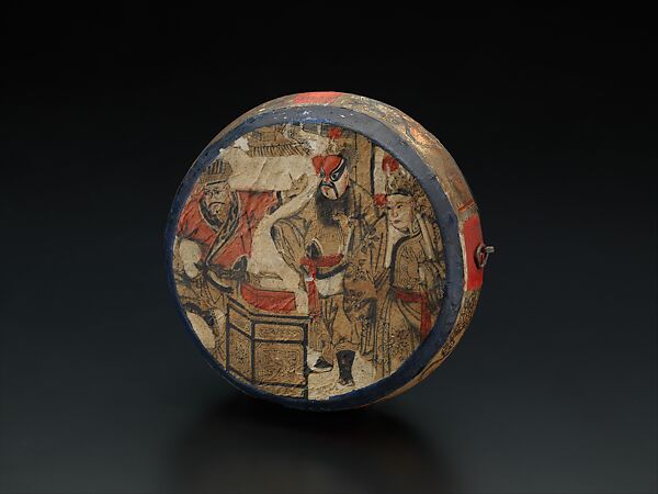 Huagu, wood, hide, paper, metal, Chinese