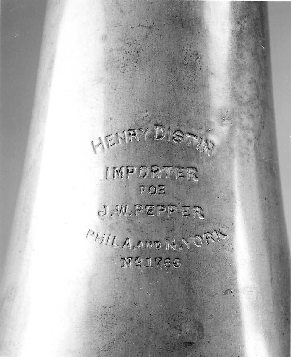 Bass Valve Trombone in E-flat, Brass, possibly Italian