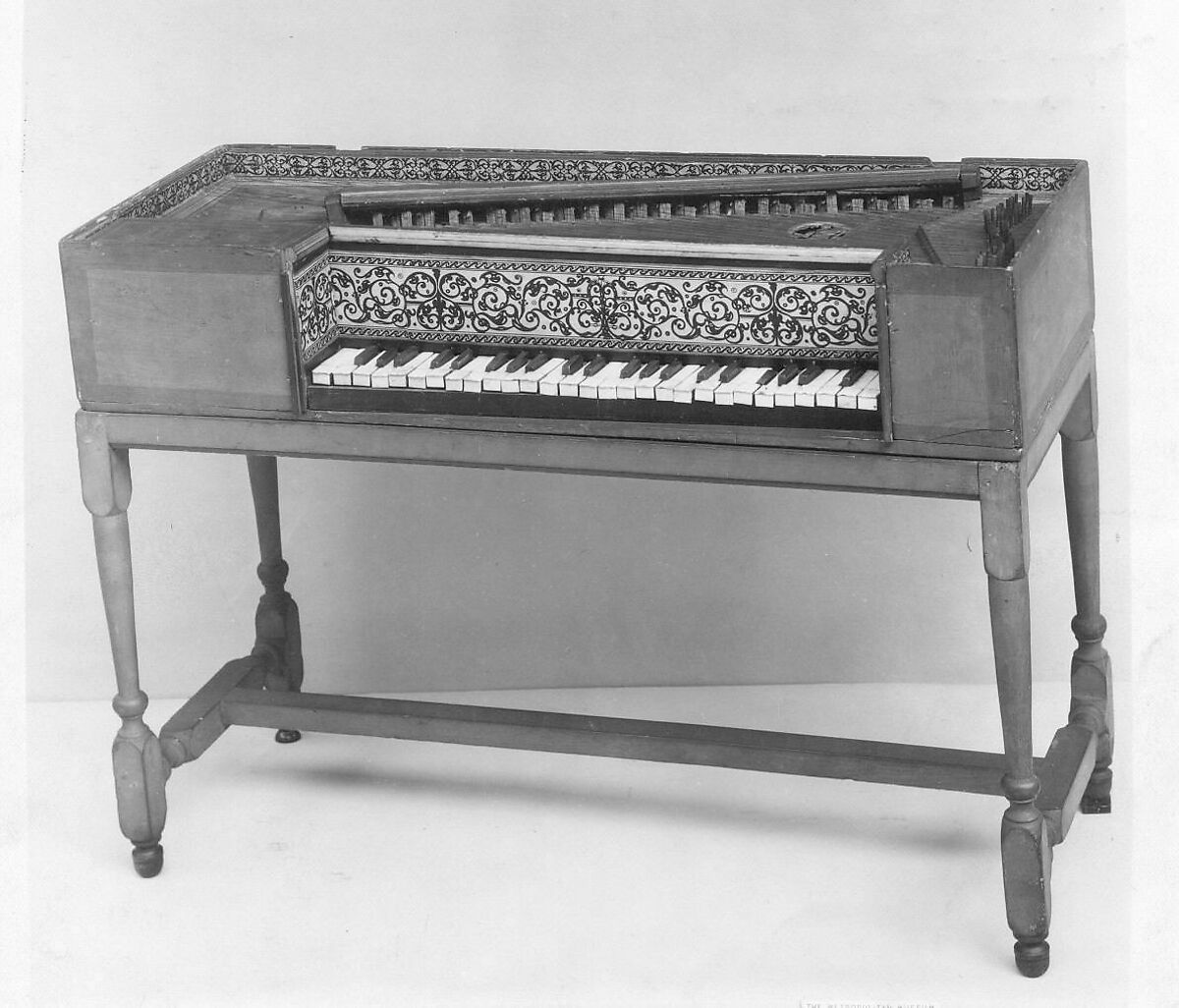 Virginal, C Ruckers, Wood, bone, quill, European