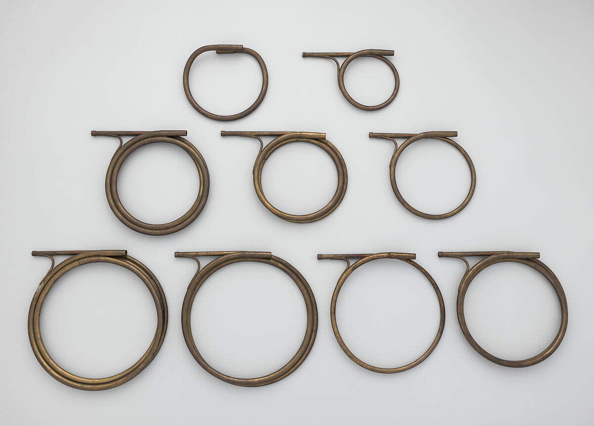 French Horn, Gautrot Brevete, Brass, French