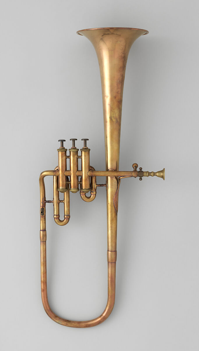Alto Saxhorn in B-flat, Attributed to Gautrot aîné (French, Paris active 1845–84), Brass, French 