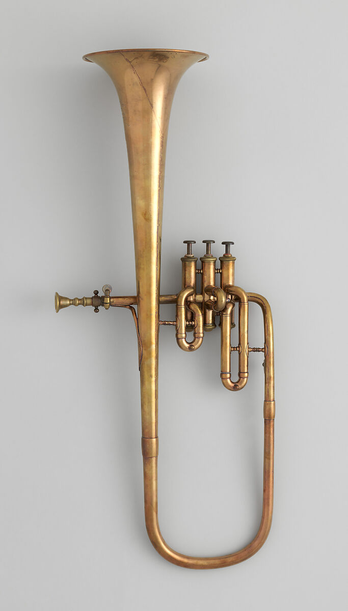 Alto Saxhorn in B-flat, Attributed to Gautrot aîné (French, Paris active 1845–84), Brass, French