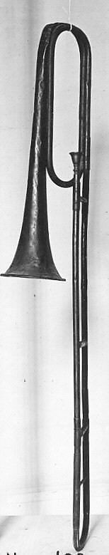 Trombone (Non-functional), Attributed to Leopoldo Franciolini (Italian, Florence 1844–1920 Florence), Brass, Italian 