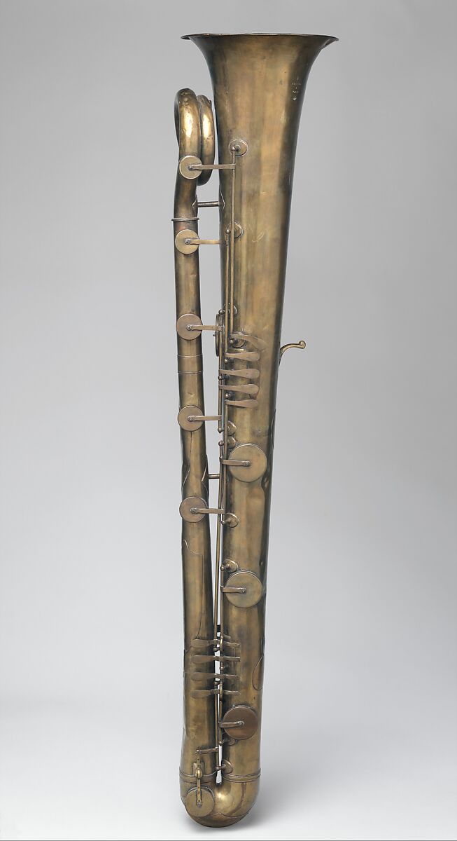 Bass Ophicleide in C (?), Bartsch (active 1835–1854), Brass, French 