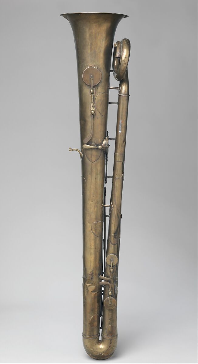 Bass Ophicleide in C (?), Bartsch (active 1835–1854), Brass, French