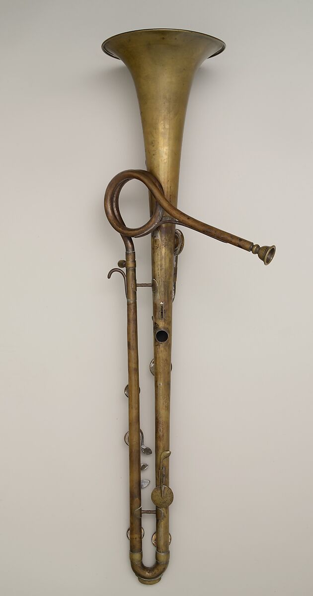 Tenor (Alto) Ophicleide in E-flat, Possibly by Charles Joseph Sax (Belgian, Dinant, Belgium 1790–1865 Paris), Brass, Belgian