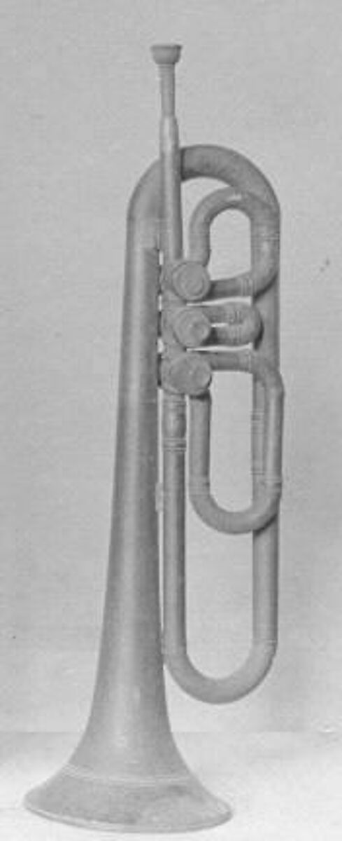 Alto Saxhorn in E-flat, Wood, metal, possibly German 