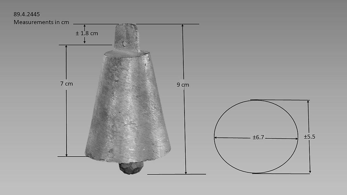 Zanguleh (zangula), Metal, wood, Iranian (Persian)