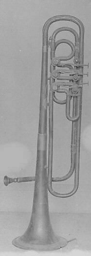 Tenor Valve Trombone in B-flat, Brass, European 