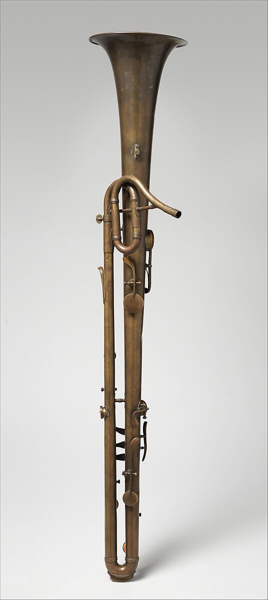 Tenor (Alto) Ophicleide in E-flat, Couturier (French, Lyons active 1812–after 1900 Lyons), Brass, French