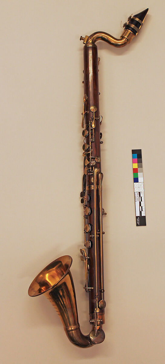 Alto Clarinet in E-flat, Charles Mahillon (Belgian, Brussels 1813–1887 Brussels), Cocuswood, brass, Belgian