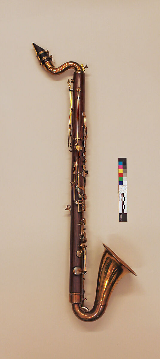 Alto Clarinet in E-flat, Charles Mahillon (Belgian, Brussels 1813–1887 Brussels), Cocuswood, brass, Belgian