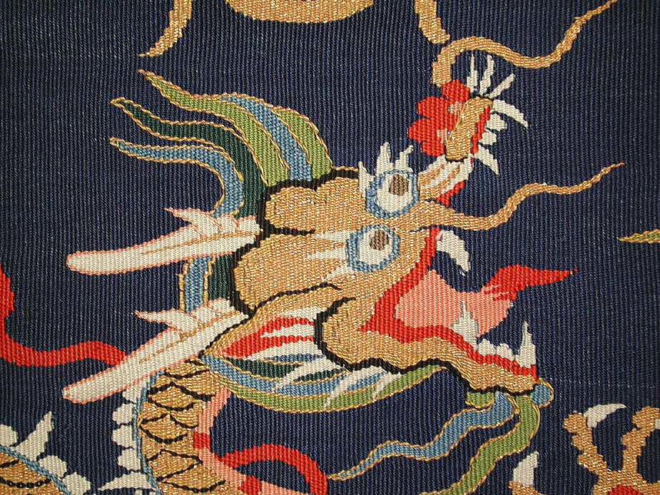 Imperial Court Robe, Silk and metallic thread tapestry (kesi), China