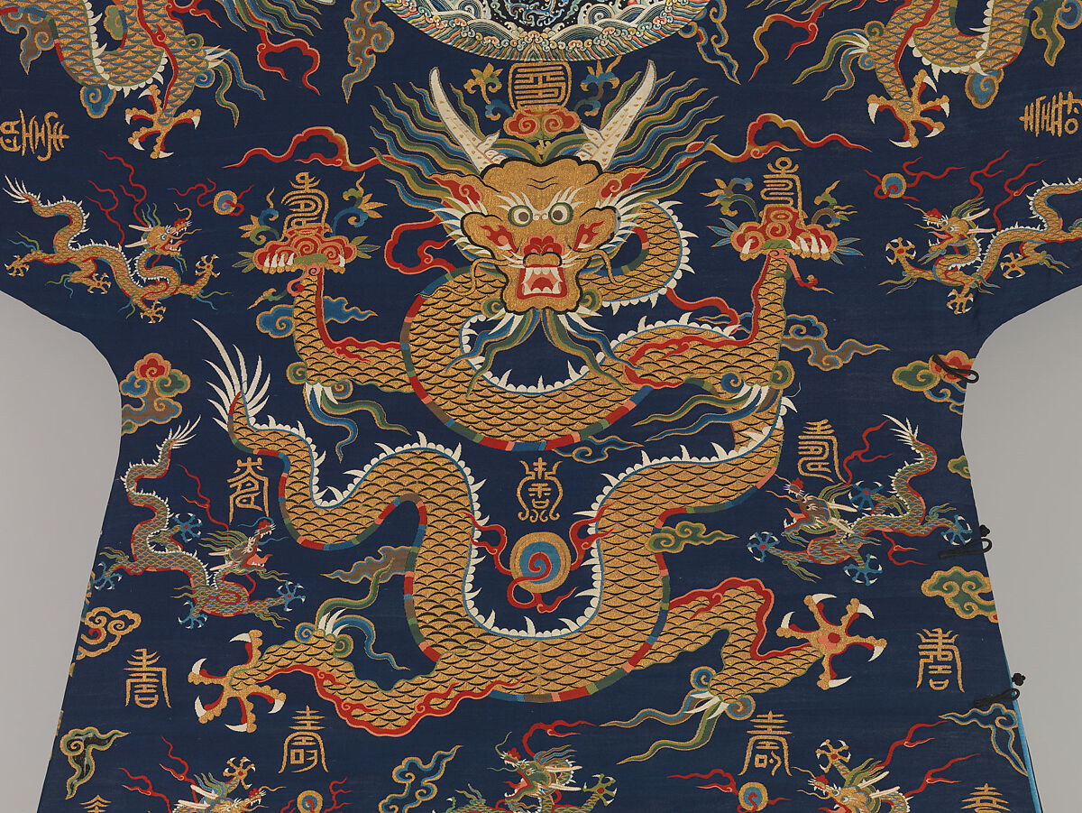 Imperial Court Robe, Silk and metallic thread tapestry (kesi), China