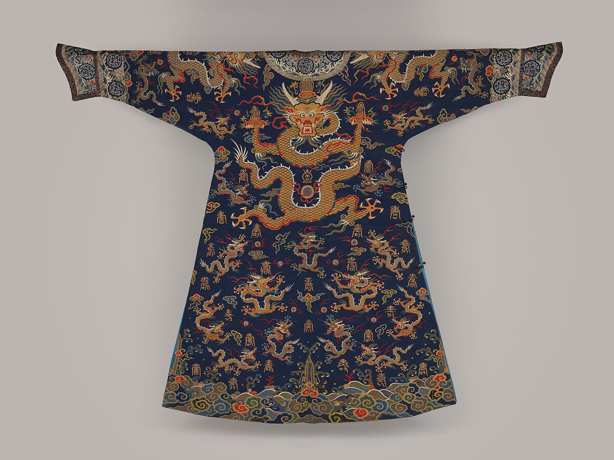 Imperial Court Robe, Silk and metallic thread tapestry (kesi), China
