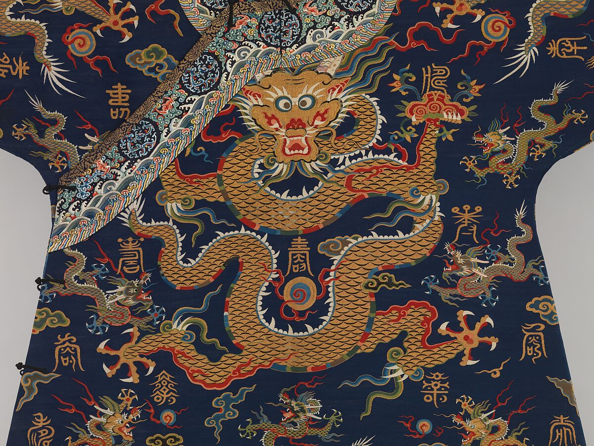 Imperial Court Robe, Silk and metallic thread tapestry (kesi), China