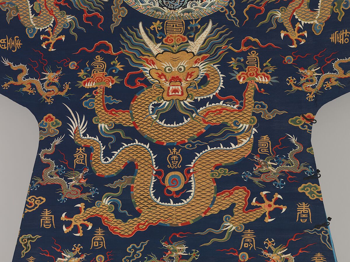 Imperial Court Robe, Silk and metallic thread tapestry (kesi), China